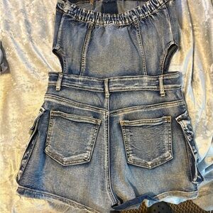 Daisy Blue Jean Shorts for Women